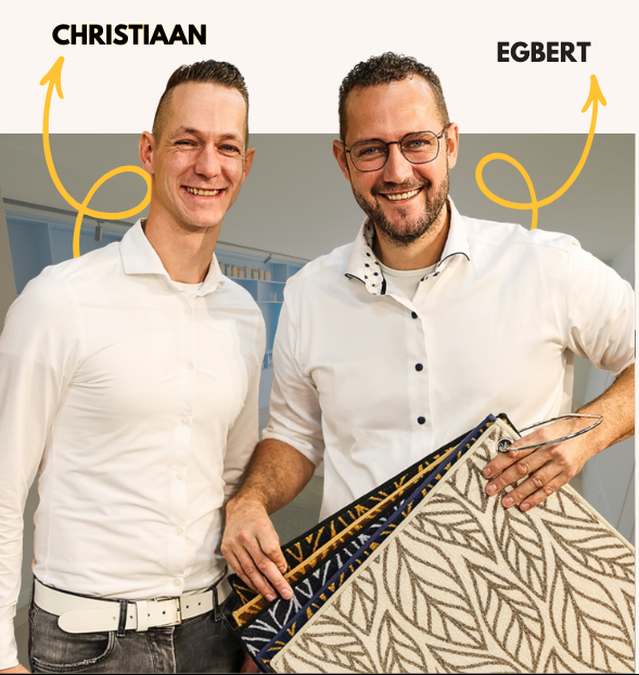 Christiaan en Egbert